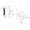 Prime-Line Door Latch Set, 1-1/4 in., Pilaster, Zamak, Chrome Finish, Inswing, Square Corners (Single Pack) 656-6950 - alternate 2